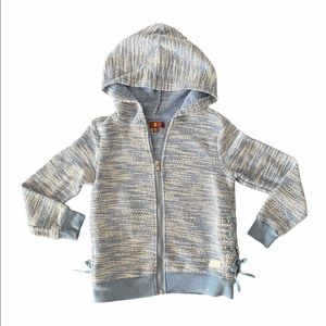 7 For All Mankind Tweed full zip hoodie